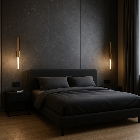 Panel ścienny 2850x1150 CIEMNY KAMIEŃ GRAFIT GT819 C-Panel PRO