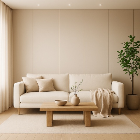Próbka - Panel ścienny 200x200 mm JASNY BEŻ MAT JT334 C-Panel PRO