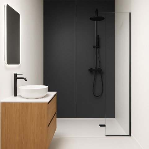 Panel ścienny 2850x1150 GRAFIT GŁADKI MAT ZF010 C-Panel PRO