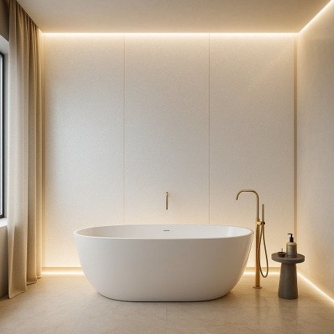 Próbka - Panel ścienny 1200x900 BIAŁY Z BROKATEM TS192 C-Panel PRO