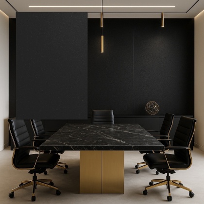 Próbka - Panel ścienny 1200x900 mm CZARNY BROKAT JK191 C-Panel PRO