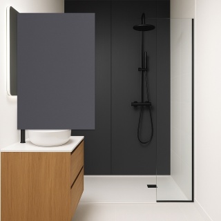 Próbka - Panel ścienny 1200x900 mm GRAFIT GŁADKI MAT ZF010 C-Panel PRO