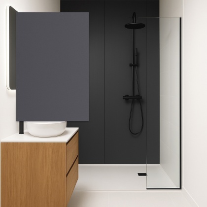Próbka - Panel ścienny 1200x900 mm GRAFIT GŁADKI MAT ZF010 C-Panel PRO