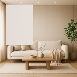 Próbka - Panel ścienny 1200x900 mm JASNY BEŻ MAT JT334 C-Panel PRO