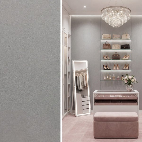 Panel ścienny 2900x1220 mm | SZARY TYNK M1906 | C-Panel PRO