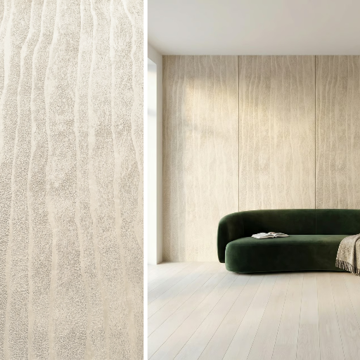 Panel ścienny Onda Mineral Crema 3000×1200 mm — Kompozyt Kwarcowy