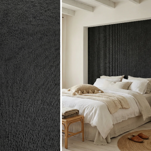 Panel ścienny Line Mineral Nero 3000×1200 mm — Czarny Kompozyt