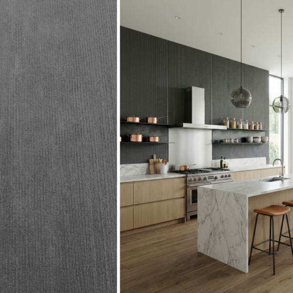 Panel ścienny BOLD Mineral Grafit 3000×1200 mm — Kompozyt kwarcowy