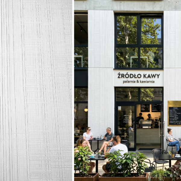 Płyta elewacyjna ETNO Mineral Biały 3000×1200 mm — Tekstura Tribal