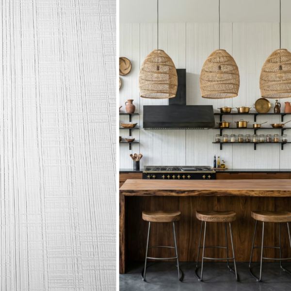 Panel ścienny ETNO Mineral Biały 3000×1200 mm — Kompozyt Kwarcowy