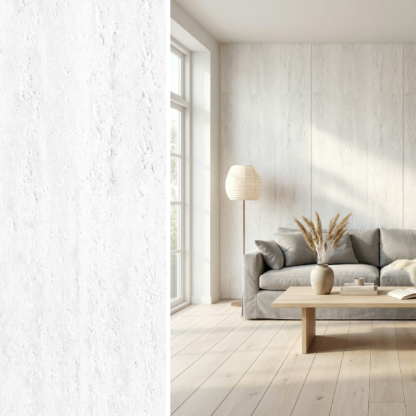 Panel ścienny Pietra Mineral Bianco 2400×1200 mm — Kompozyt Kwarcowy