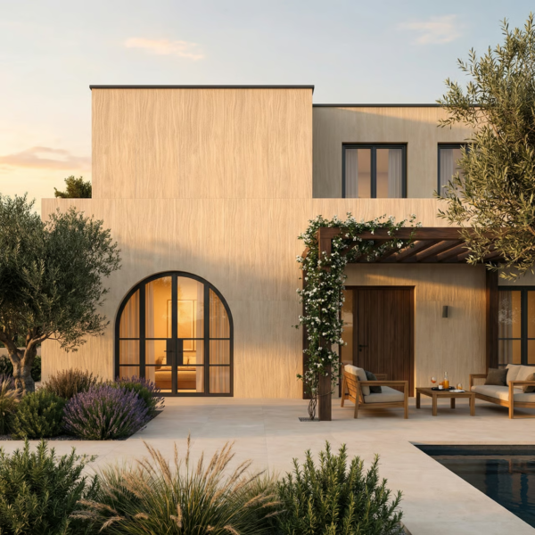 Płyta elewacyjna Onda Mineral Crema 3000×1200 mm — Kompozyt kwarcowy