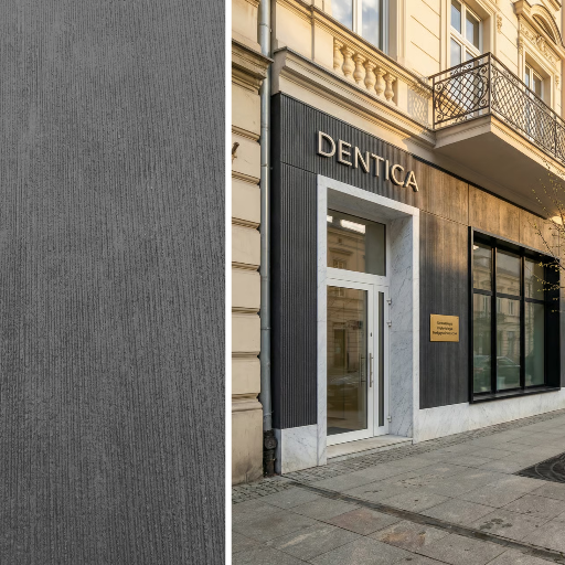 Płyta elewacyjna BOLD Mineral Grafit 3000×1200 mm — Kompozyt kwarcowy