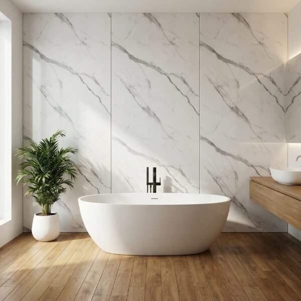 Panel ścienny C-PANEL PRO A972 2900×1220 mm — Biały Marmur