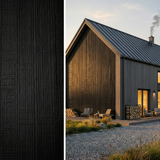 Płyta elewacyjna ETNO Mineral Czarny 3000×1200 mm — Tribal