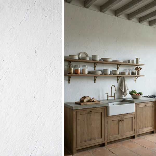 Panel ścienny Slate Mineral Bianco 3000×1200 mm — Kompozyt Kwarcowy