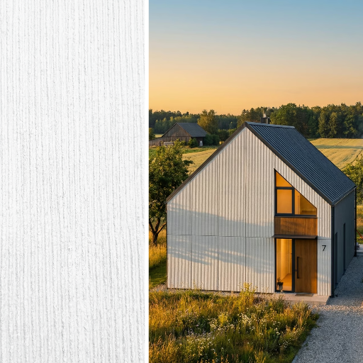 Płyta elewacyjna BOLD Mineral Biały 3000×1200 mm — Kompozyt kwarcowy